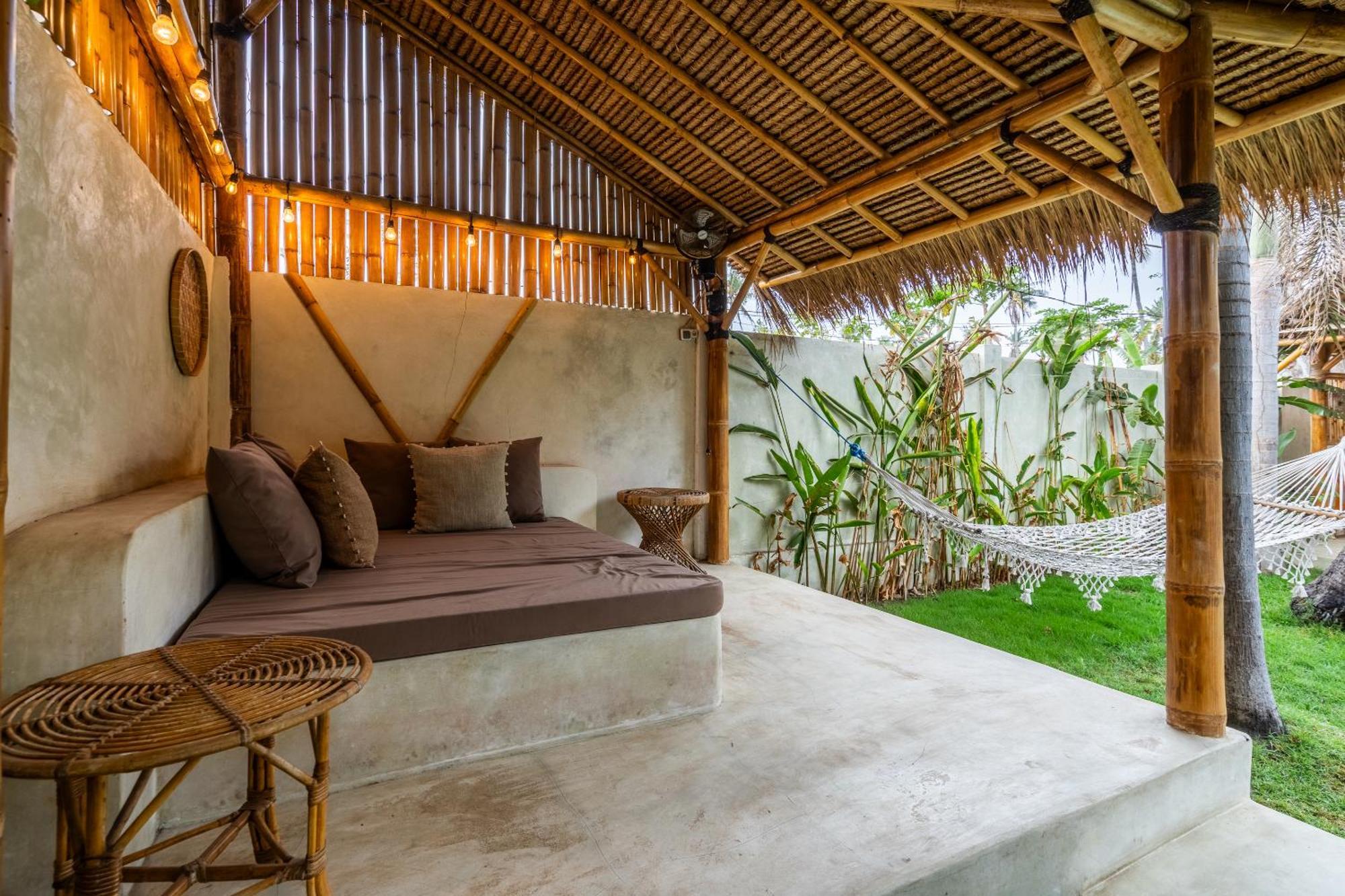 Villa Burung Gili Air Authentic 3-Bedroom Bamboo Villa With Private Pool Exterior foto