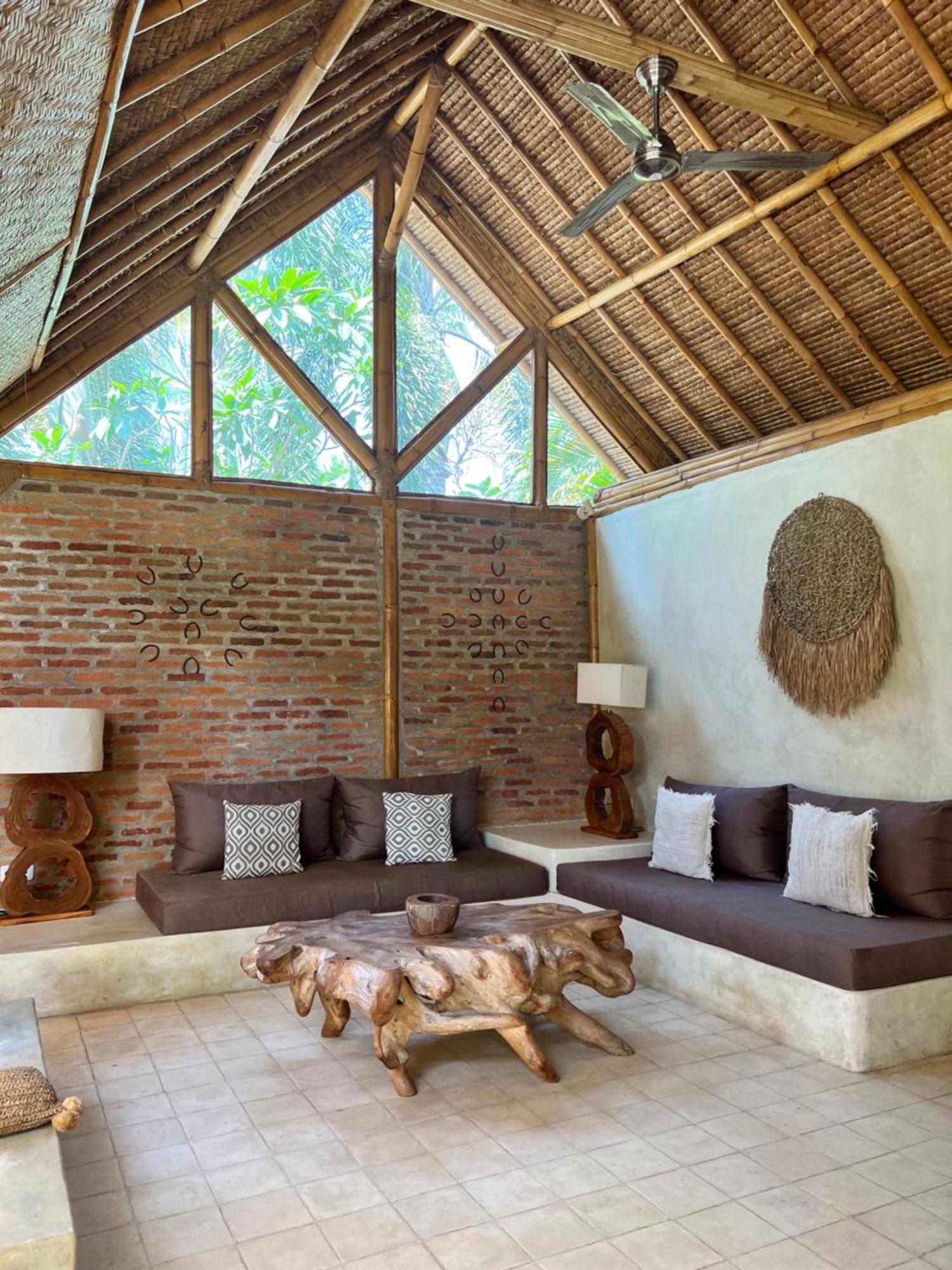 Villa Burung Gili Air Authentic 3-Bedroom Bamboo Villa With Private Pool Exterior foto